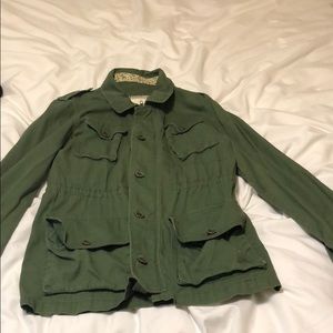 Army green lightweight jacket